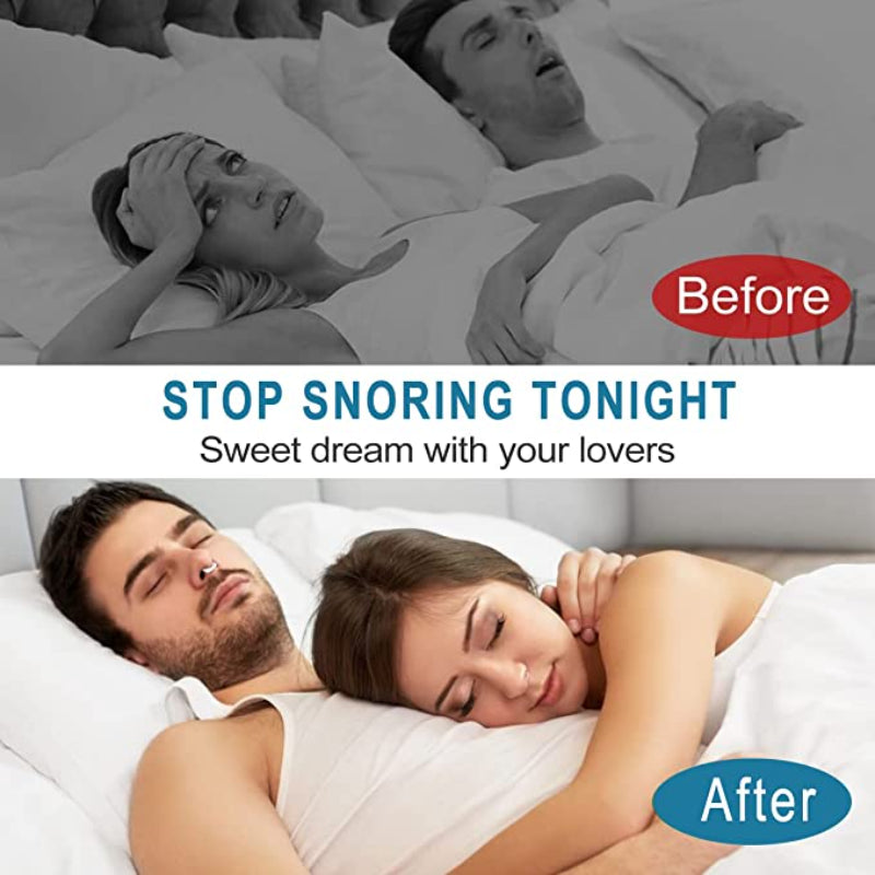 Anti Snoring Device Silicone Nose Clips Magnetic Sleep Tray Sleeping Aid Improve Sleeping Easy Breathe Apnea Guard Night Devices