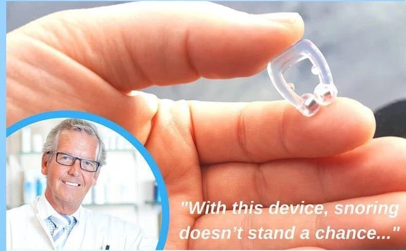 Anti Snoring Device Silicone Nose Clips Magnetic Sleep Tray Sleeping Aid Improve Sleeping Easy Breathe Apnea Guard Night Devices