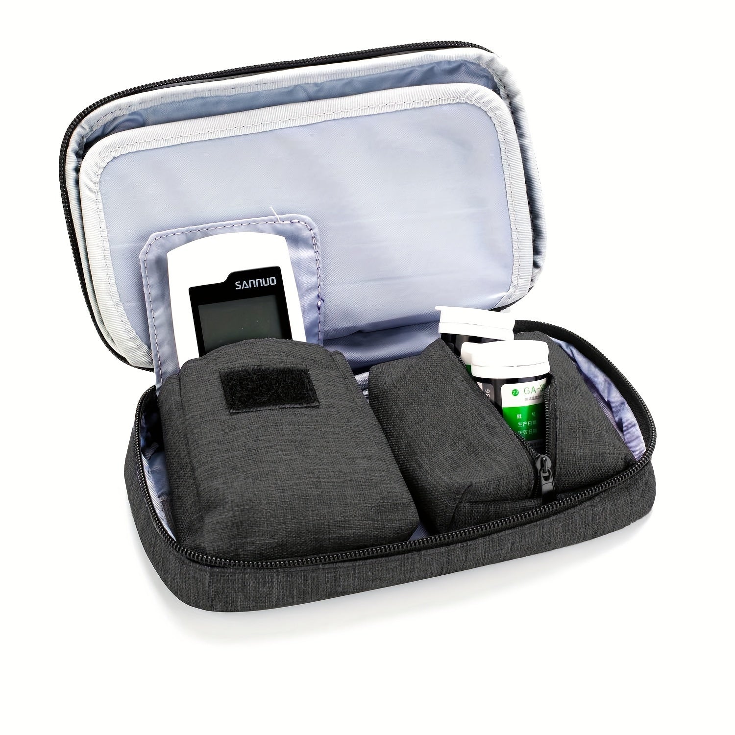 Compact Travel Organiser Case with Removable Pouches – 1pc