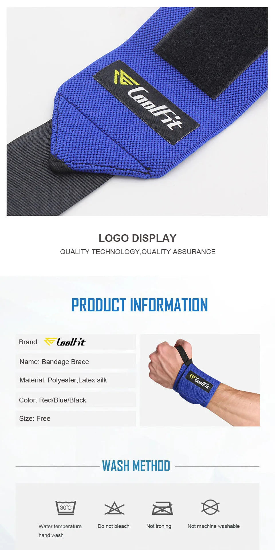 Weight Lifting Wrist Support Wraps with Thumb Loop Gym Elasticated Straps for Crossfit Strength Training Powerlifting Women Men