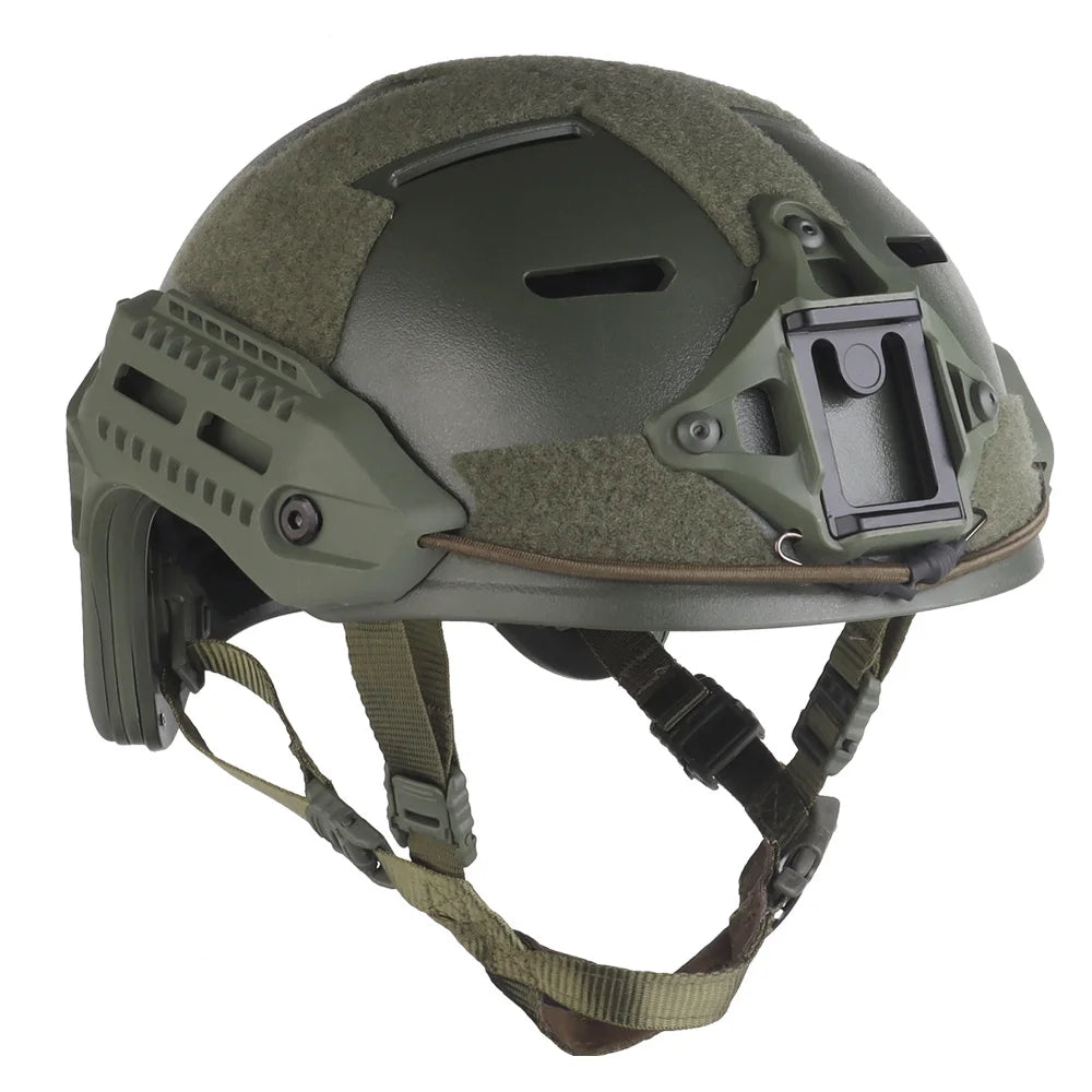 MK Tactical Helmet Breathable for Airsoft Hunting Paintball CS Shooting Training Motocross Riding Protective Camo TM Helmet Gear
