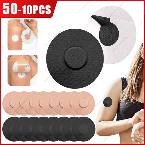 10-50Pcs Waterproof Adhesive Patches Freestyle Libre Sensor Covers Patch Clear CGM Sweatproof Overpatch Tape Long Lasting
