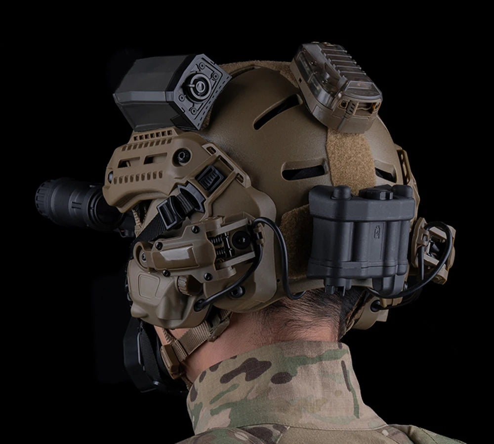 MK Tactical Helmet Breathable for Airsoft Hunting Paintball CS Shooting Training Motocross Riding Protective Camo TM Helmet Gear