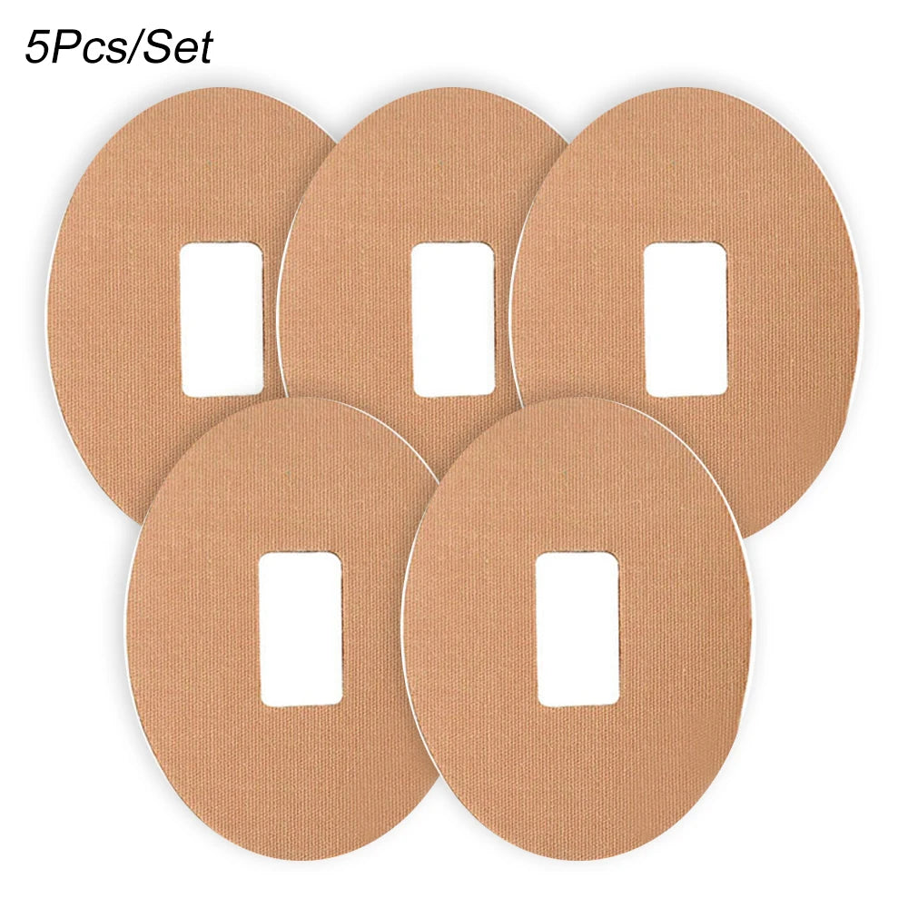 Tcare 5Pcs/Set Sports Sensor Fixing Patches Waterproof Adhesive Patches Sensor Covers Tape Body Sensor Fixed Tools