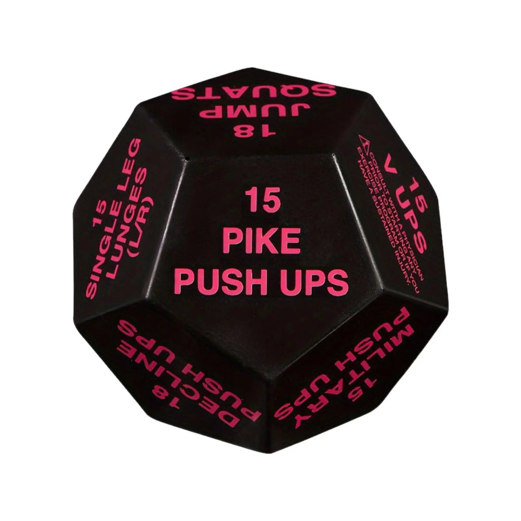 Fitness Dice Exercise Dice Cardio Plyometrics Stretching Workout Game Dice Bodyweight Sports Dice for Beginners Gym Men Women
