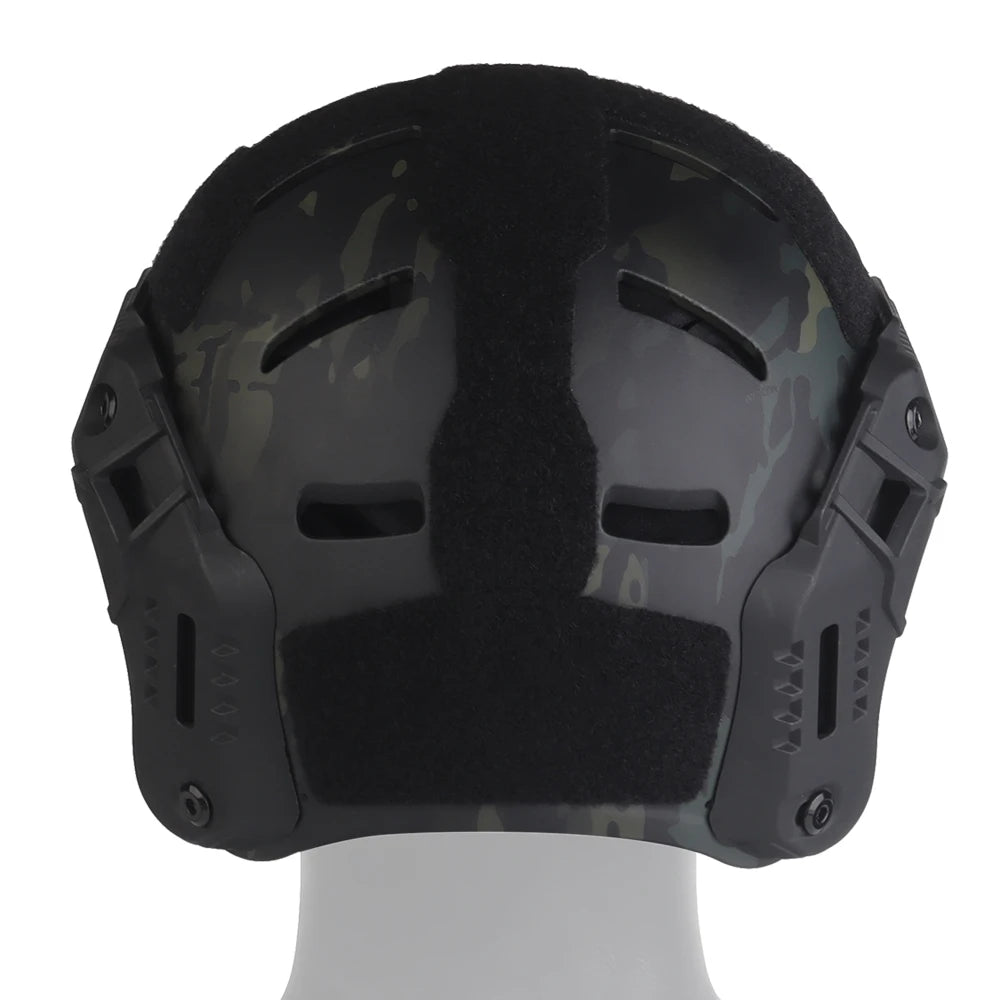 MK Tactical Helmet Breathable for Airsoft Hunting Paintball CS Shooting Training Motocross Riding Protective Camo TM Helmet Gear