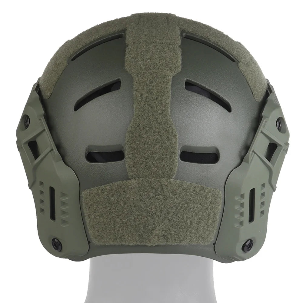 MK Tactical Helmet Breathable for Airsoft Hunting Paintball CS Shooting Training Motocross Riding Protective Camo TM Helmet Gear