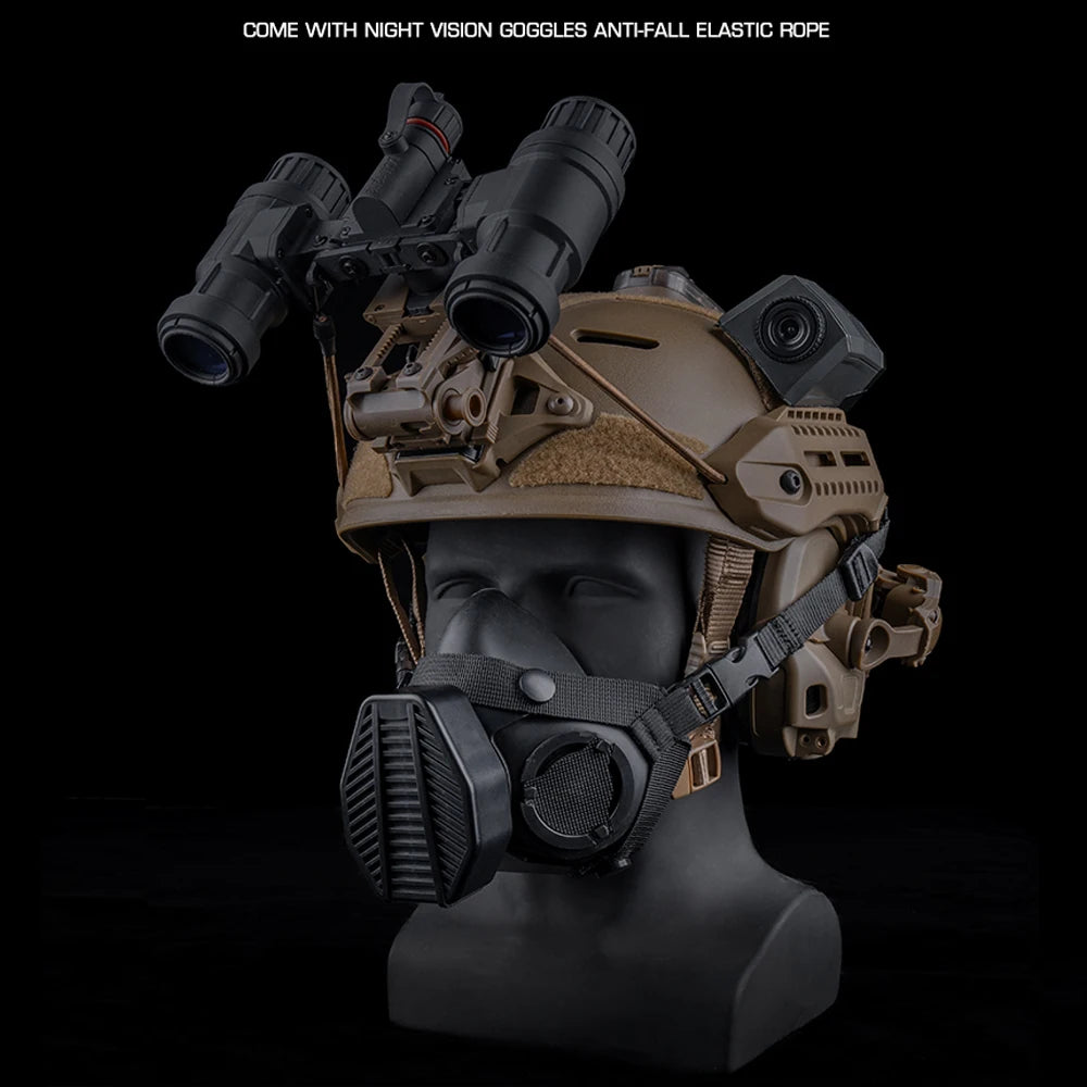 MK Tactical Helmet Breathable for Airsoft Hunting Paintball CS Shooting Training Motocross Riding Protective Camo TM Helmet Gear