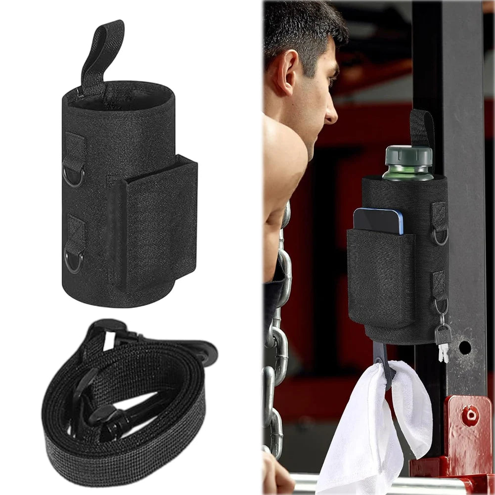 Magnetic Sling Bag with Shoulder Strap Crossbody Bag Gym Accessories Organizer for Men Women Workout Fitness Travel Outdoor