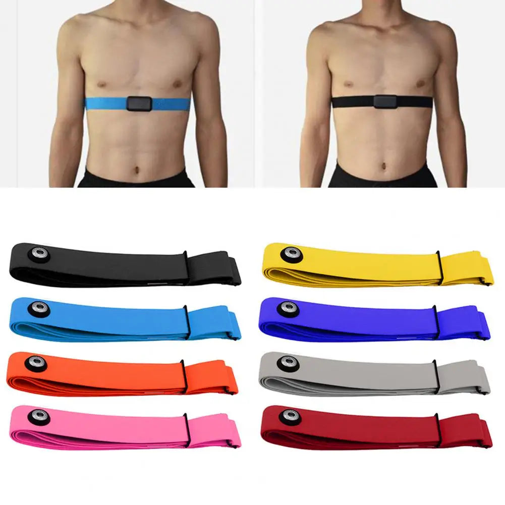Heart Rate Monitor Chest Belt Strap for Polar Wahoo Sports Wireless Heart Rate Monitor Soft Strap Band for Health Monitor