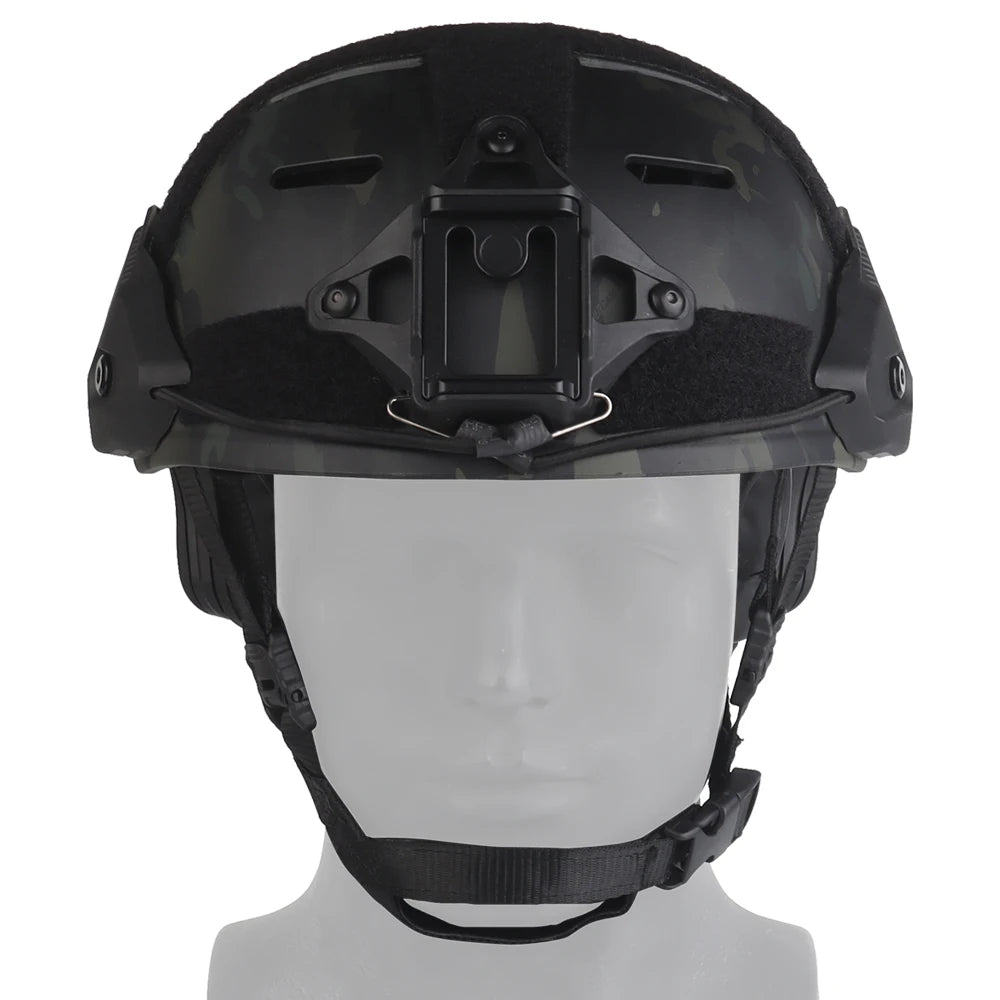 MK Tactical Helmet Breathable for Airsoft Hunting Paintball CS Shooting Training Motocross Riding Protective Camo TM Helmet Gear