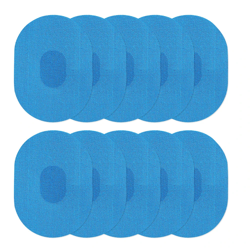 Invisible Fixed Patche 10pcs Elastic Sensor Adhesive Patch Breathable Portable Self-Adhesive for Blood Glucose Moniton