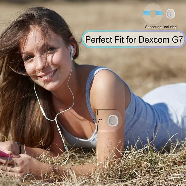10/60pcs Fixed Sensor stickers Dexcom G7 over patch CGM Transparent Adhesive Patches Waterproof Sweatproof Pre-Cut Adhesive Tape