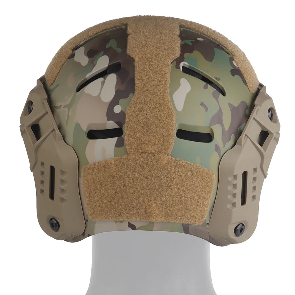 MK Tactical Helmet Breathable for Airsoft Hunting Paintball CS Shooting Training Motocross Riding Protective Camo TM Helmet Gear