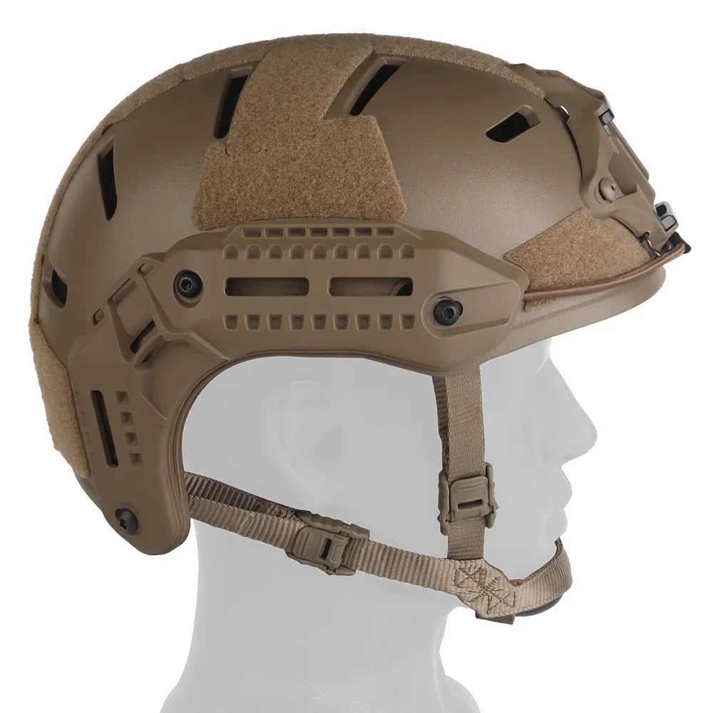 MK Tactical Helmet Breathable for Airsoft Hunting Paintball CS Shooting Training Motocross Riding Protective Camo TM Helmet Gear