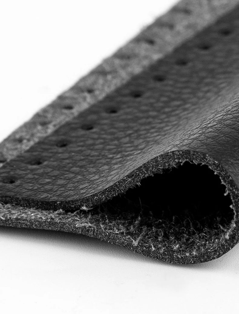 ROCKBROS Bike Grips Shockproof Soft Liquid Silicone Bicycle Handlebar Grips Bilateral Locked PU Leather MTB Road Cycling Grips