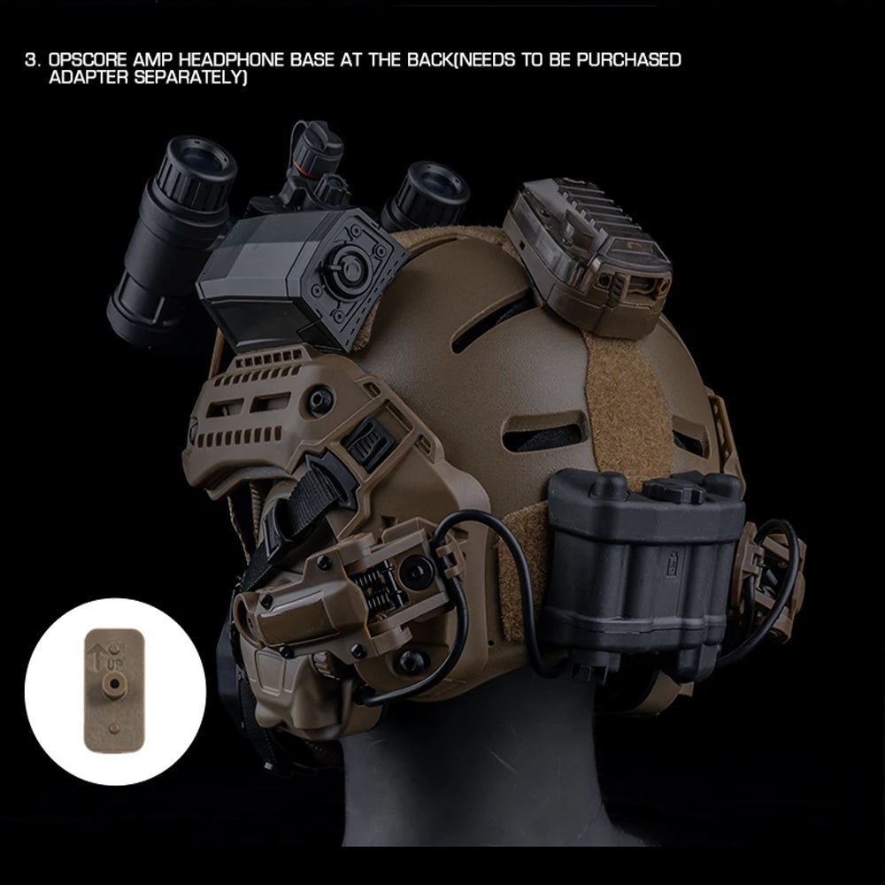 MK Tactical Helmet Breathable for Airsoft Hunting Paintball CS Shooting Training Motocross Riding Protective Camo TM Helmet Gear