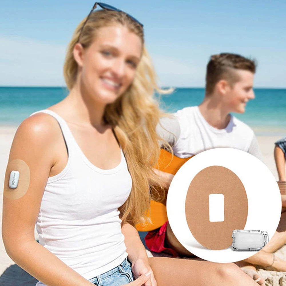 Tcare 5Pcs/Set Sports Sensor Fixing Patches Waterproof Adhesive Patches Sensor Covers Tape Body Sensor Fixed Tools