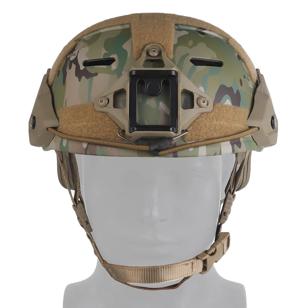 MK Tactical Helmet Breathable for Airsoft Hunting Paintball CS Shooting Training Motocross Riding Protective Camo TM Helmet Gear