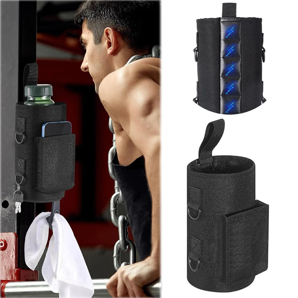 Magnetic Sling Bag with Shoulder Strap Crossbody Bag Gym Accessories Organizer for Men Women Workout Fitness Travel Outdoor