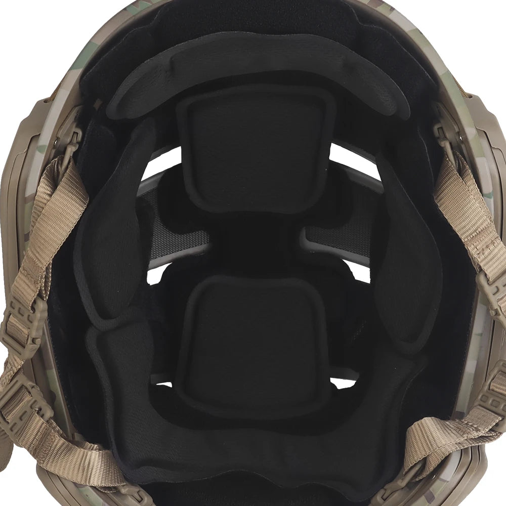 MK Tactical Helmet Breathable for Airsoft Hunting Paintball CS Shooting Training Motocross Riding Protective Camo TM Helmet Gear