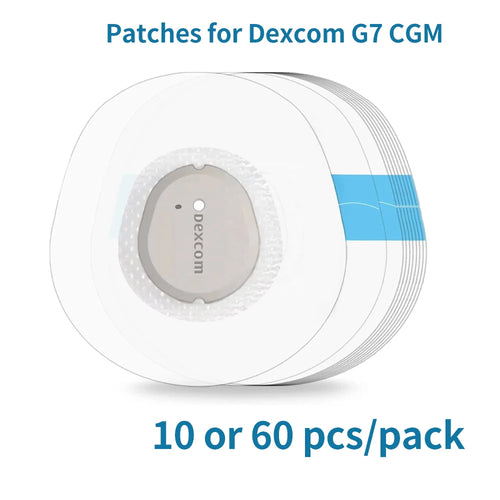 10/60pcs Fixed Sensor stickers Dexcom G7 over patch CGM Transparent Adhesive Patches Waterproof Sweatproof Pre-Cut Adhesive Tape