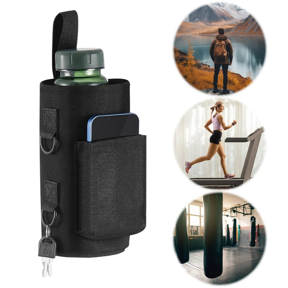 Magnetic Sling Bag with Shoulder Strap Crossbody Bag Gym Accessories Organizer for Men Women Workout Fitness Travel Outdoor