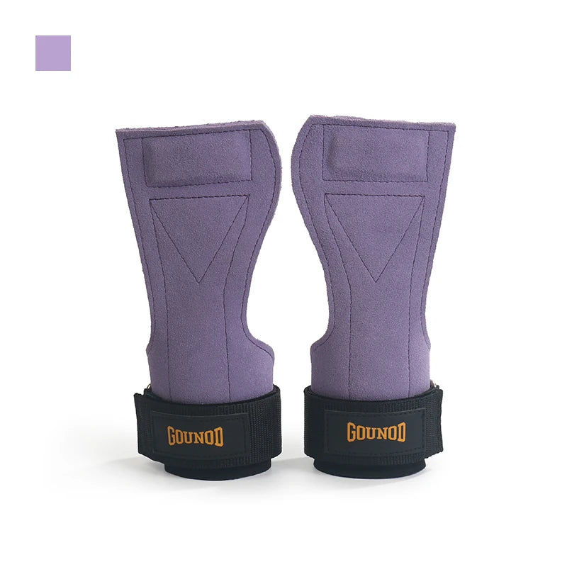 2PC/1pair GOUNOD Palm Guards Rindsleder Palm Guards Gewichtheben Gymnastik handschuhe Griffe rutsch feste Fitness geräte