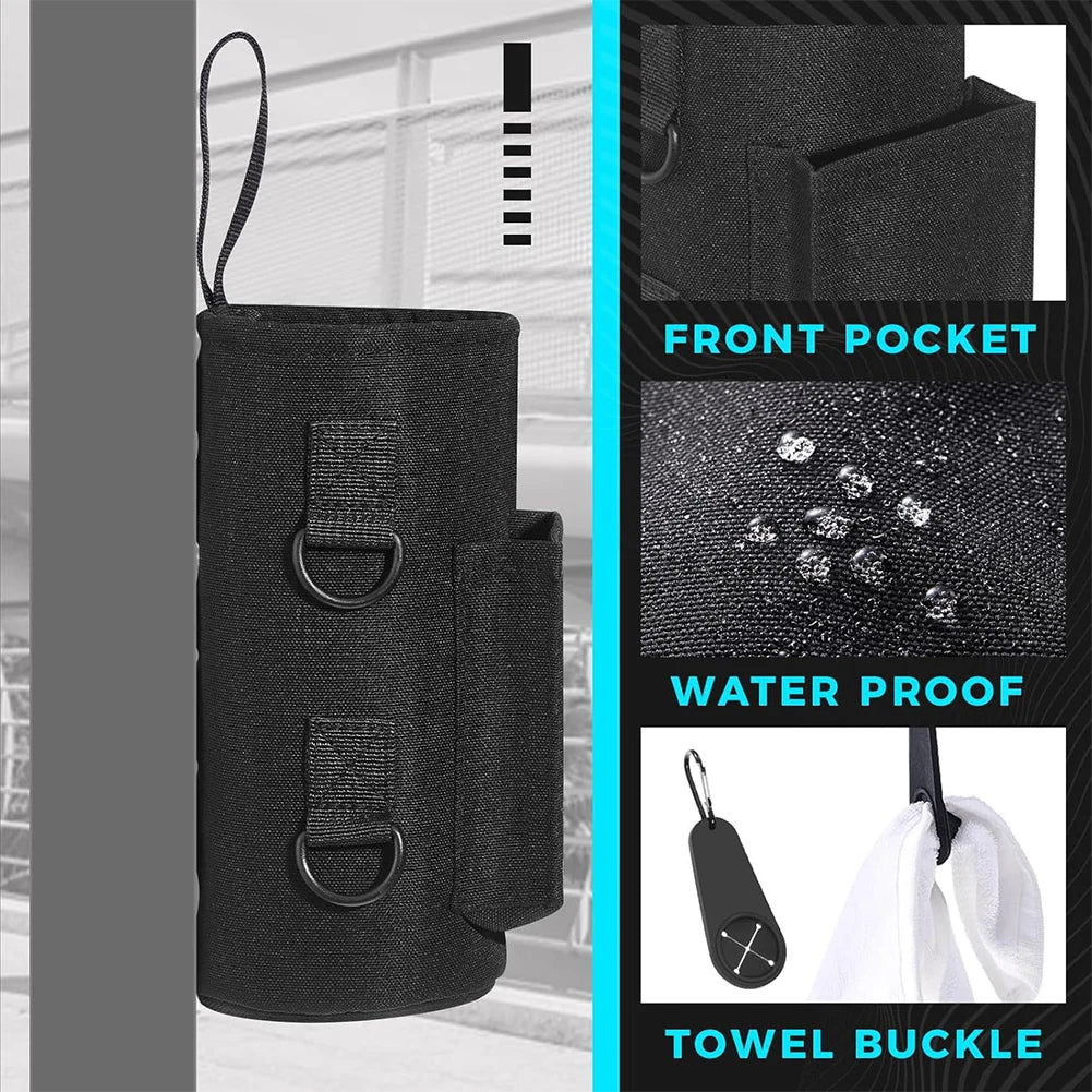 Magnetic Sling Bag with Shoulder Strap Crossbody Bag Gym Accessories Organizer for Men Women Workout Fitness Travel Outdoor