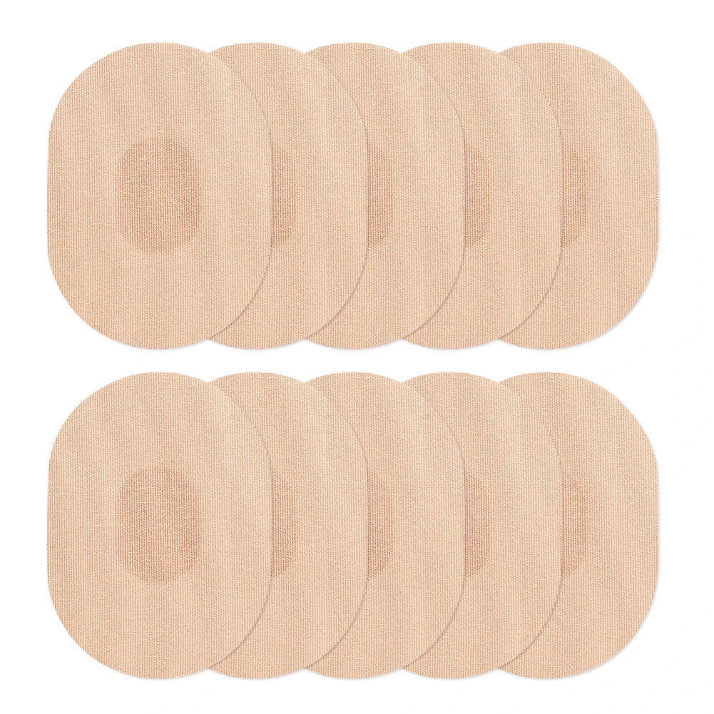 Invisible Fixed Patche 10pcs Elastic Sensor Adhesive Patch Breathable Portable Self-Adhesive for Blood Glucose Moniton