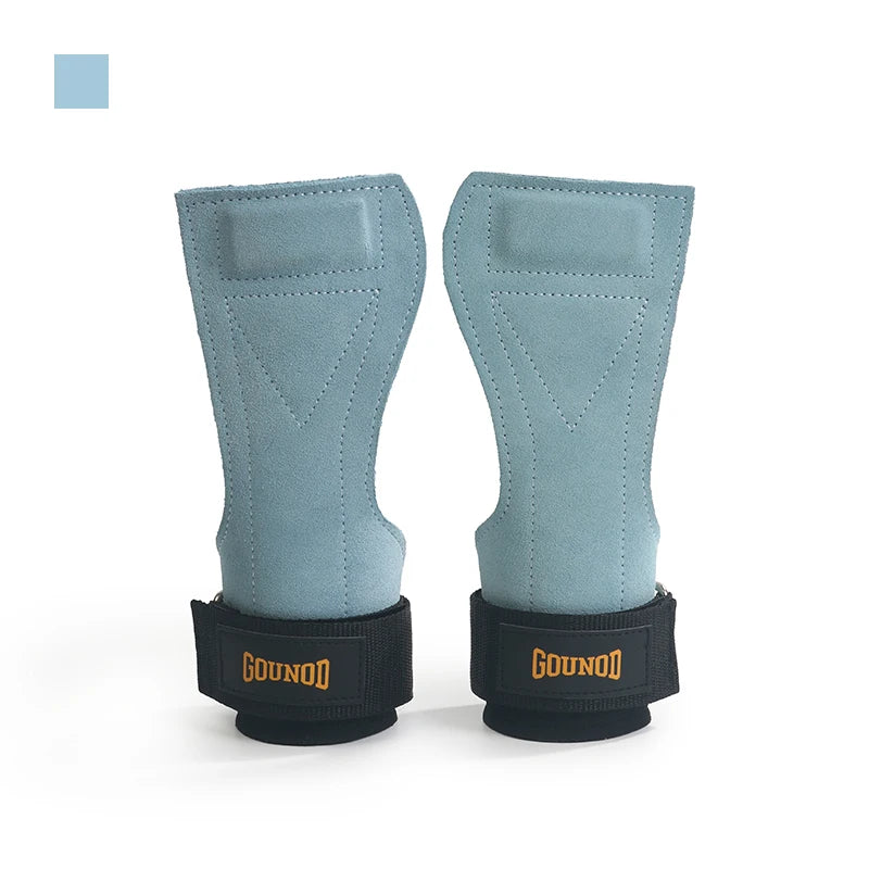 2PC/1pair GOUNOD Palm Guards Rindsleder Palm Guards Gewichtheben Gymnastik handschuhe Griffe rutsch feste Fitness geräte