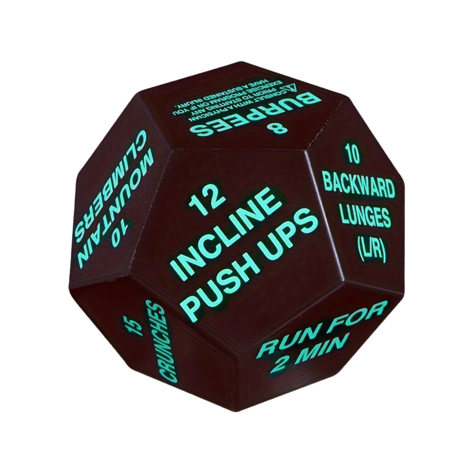 Fitness Dice Exercise Dice Cardio Plyometrics Stretching Workout Game Dice Bodyweight Sports Dice for Beginners Gym Men Women