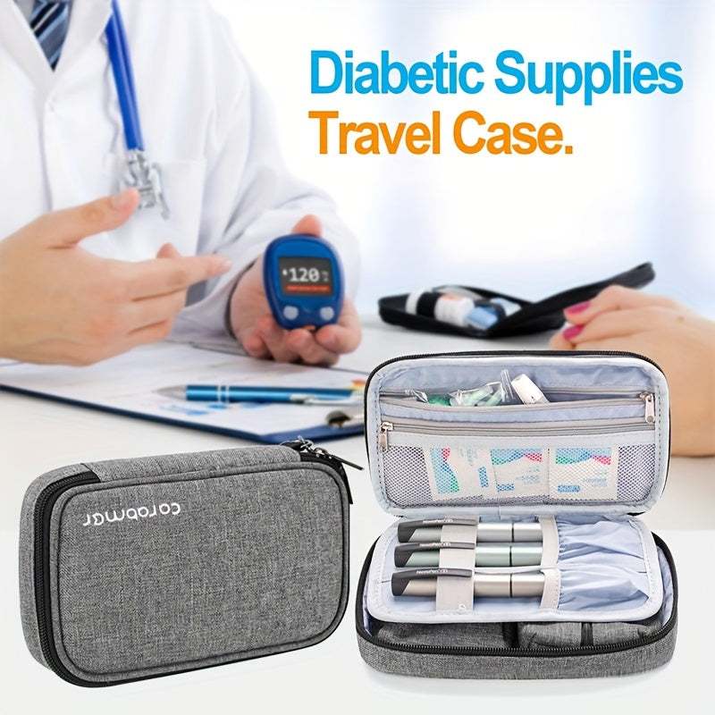 Compact Travel Organiser Case with Removable Pouches – 1pc