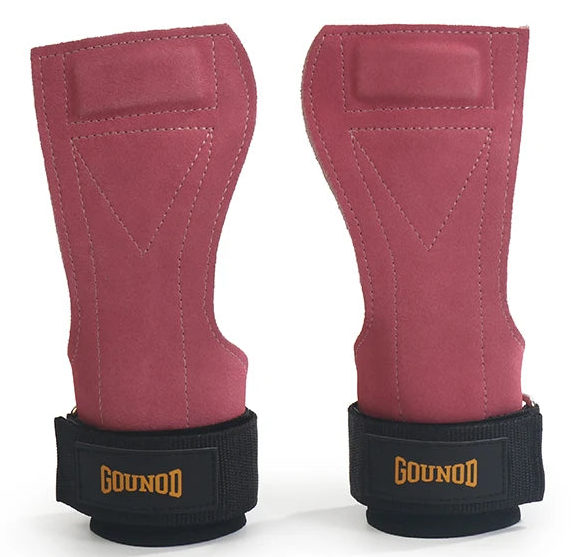 2PC/1pair GOUNOD Palm Guards Rindsleder Palm Guards Gewichtheben Gymnastik handschuhe Griffe rutsch feste Fitness geräte